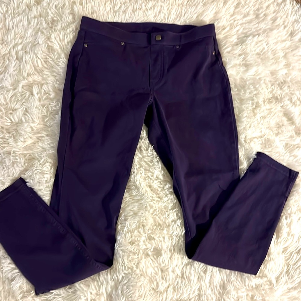 HUE legging jeans in purple sz M